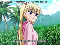 Skinny manga bright-haired fornicates on the beach hentai uncensored sex video